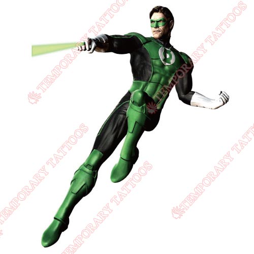 Green Lantern Customize Temporary Tattoos Stickers NO.135